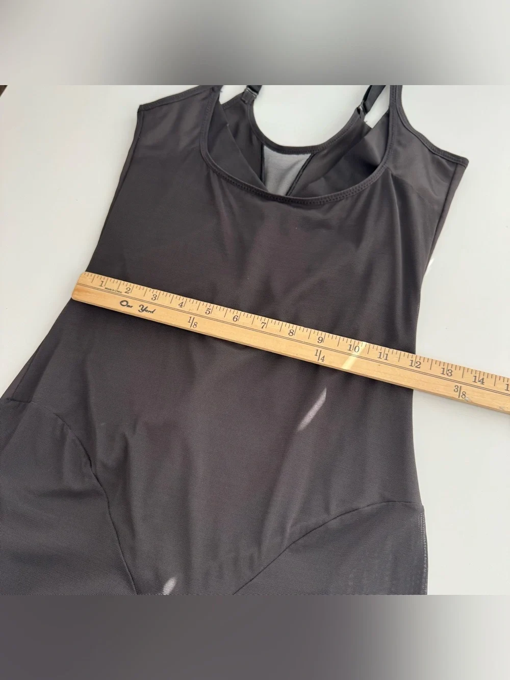 Miraclesuit Womens 2XL Black Sexy Sheer Extra Firm Control Open-Bust Bodysuit